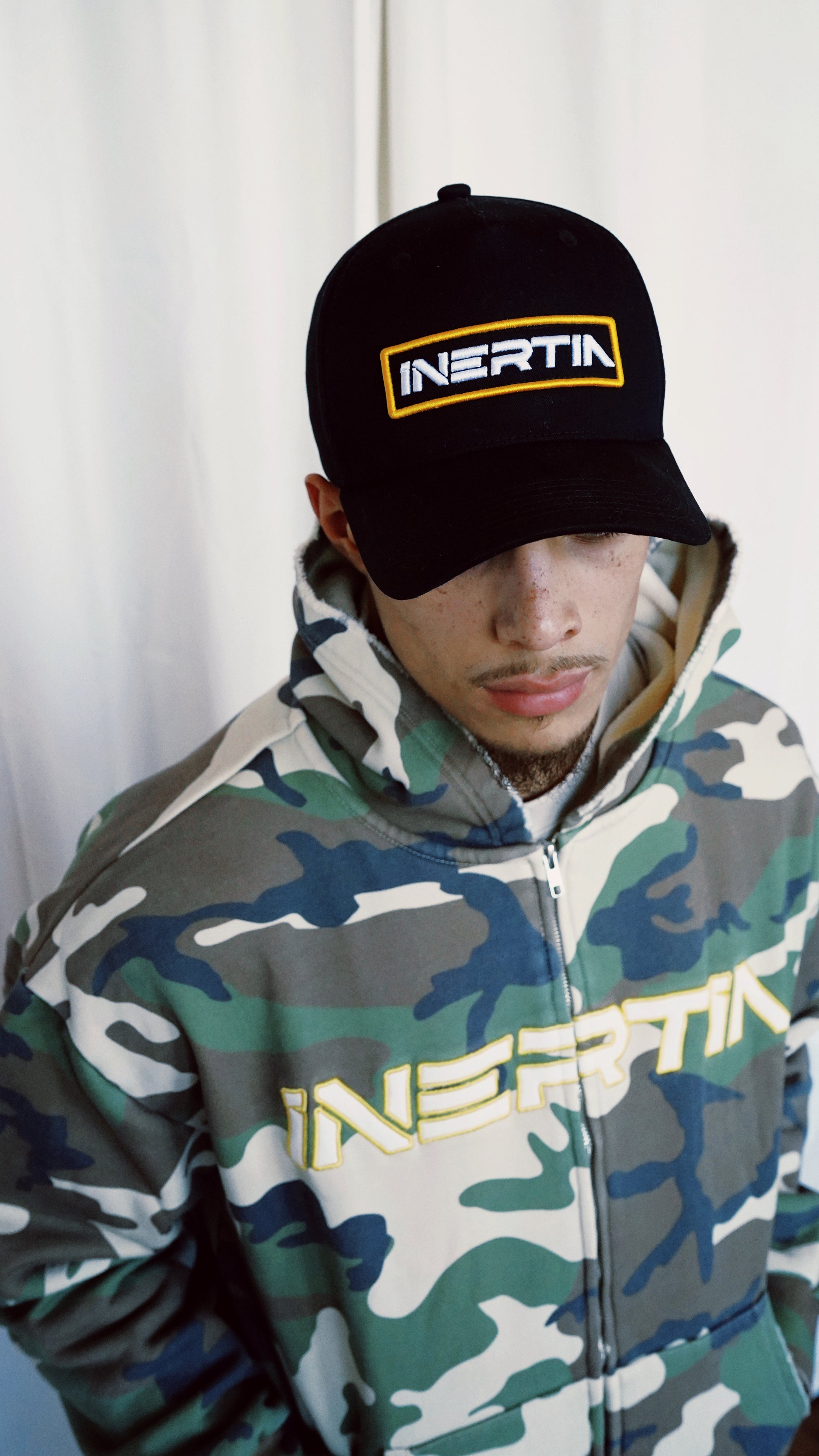 INERTIA Black Logo Hat